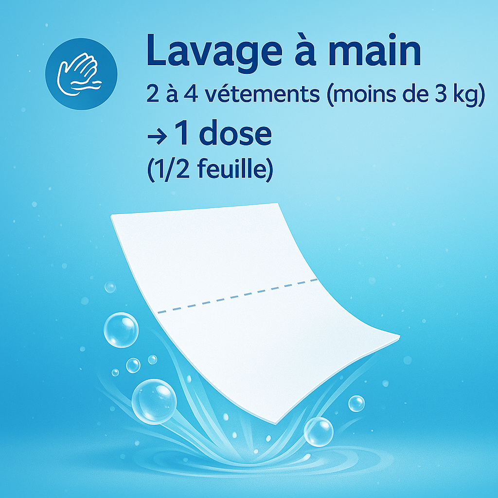 LetSheetWash™ - Feuilles de Lessive Concentrées