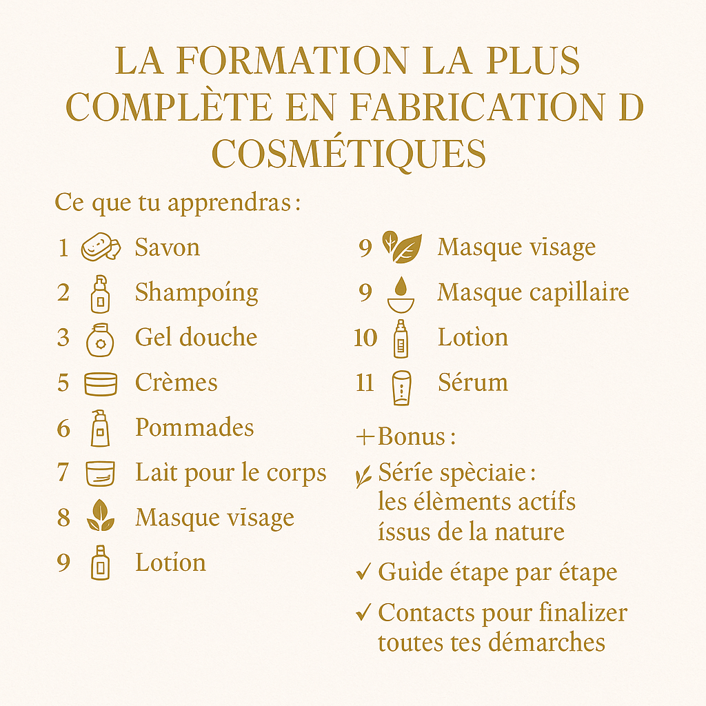 Formation Cosmétique Bio