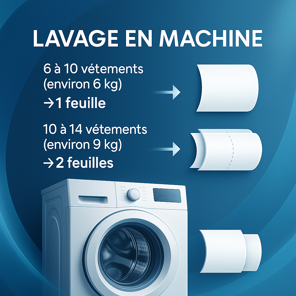 LetSheetWash™ - Feuilles de Lessive Concentrées