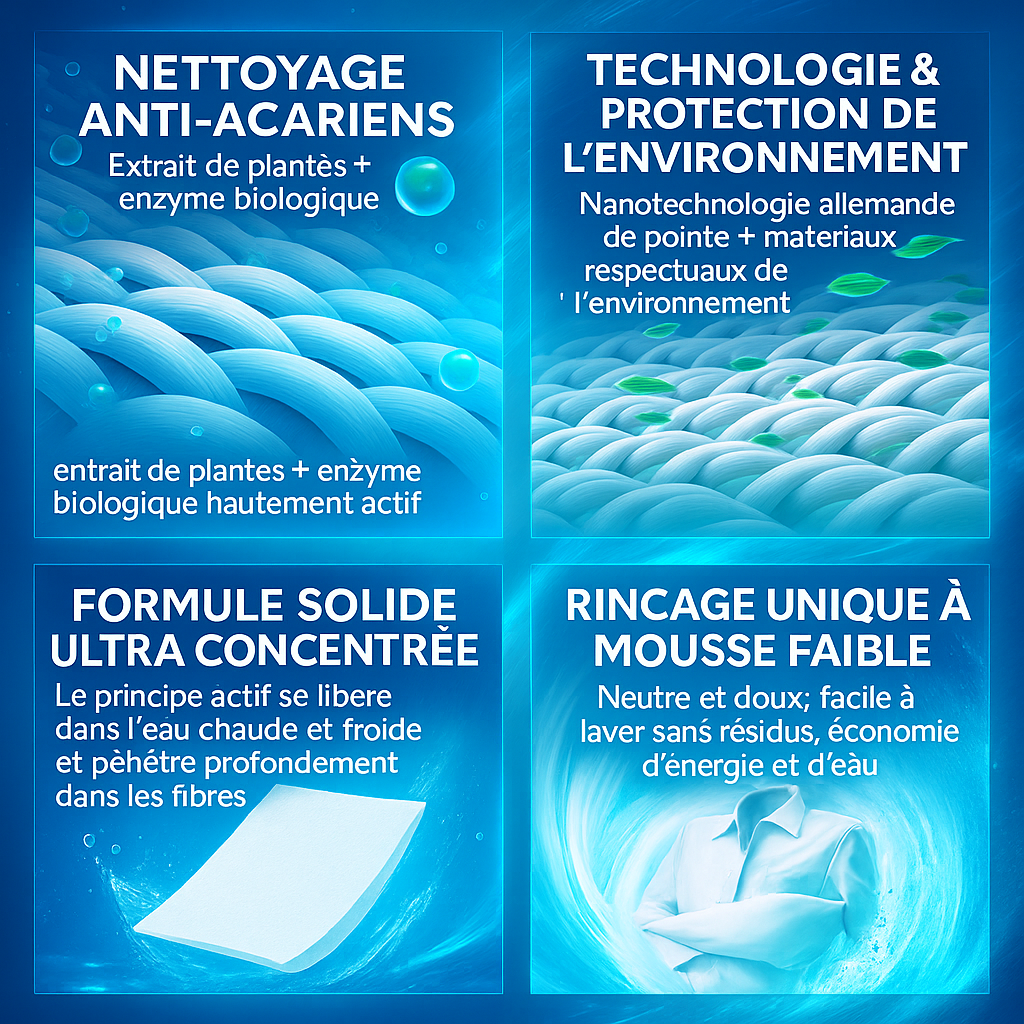 LetSheetWash™ - Feuilles de Lessive Concentrées