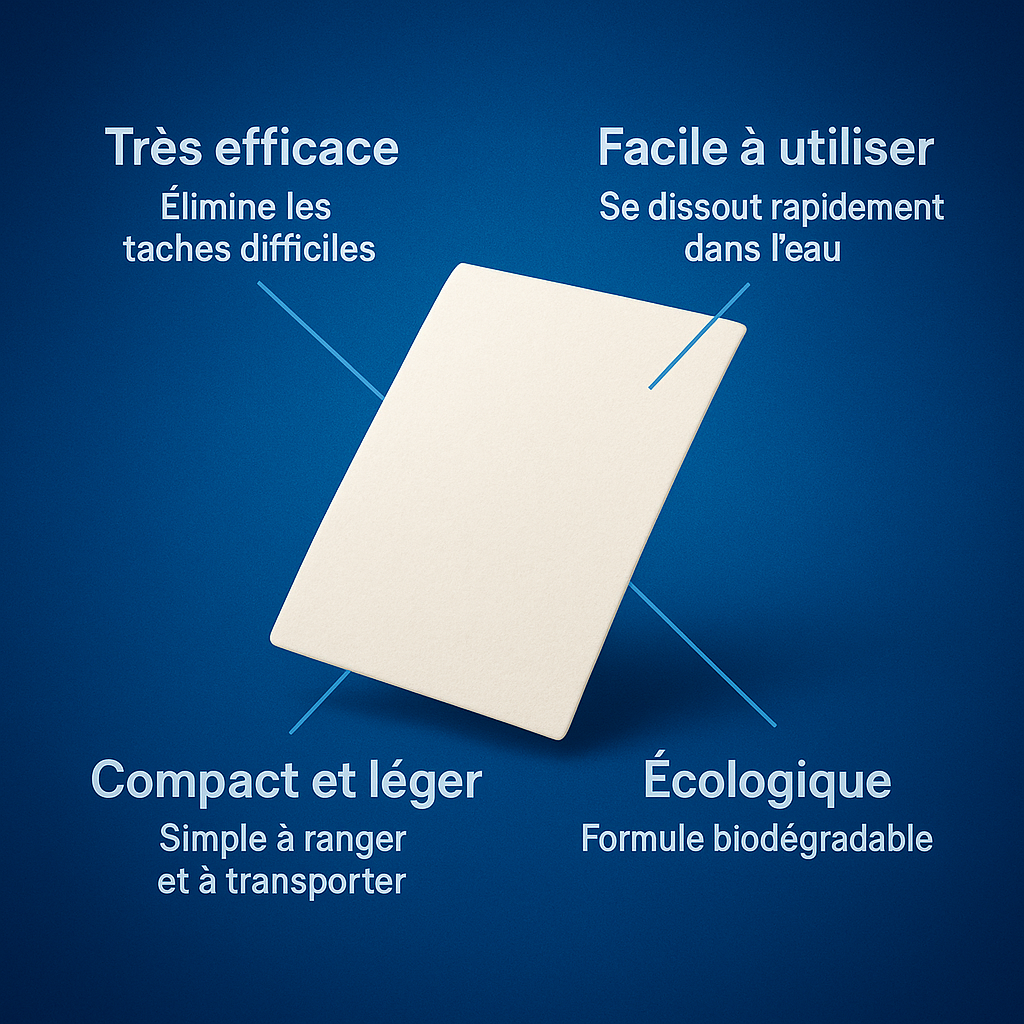 LetSheetWash™ - Feuilles de Lessive Concentrées