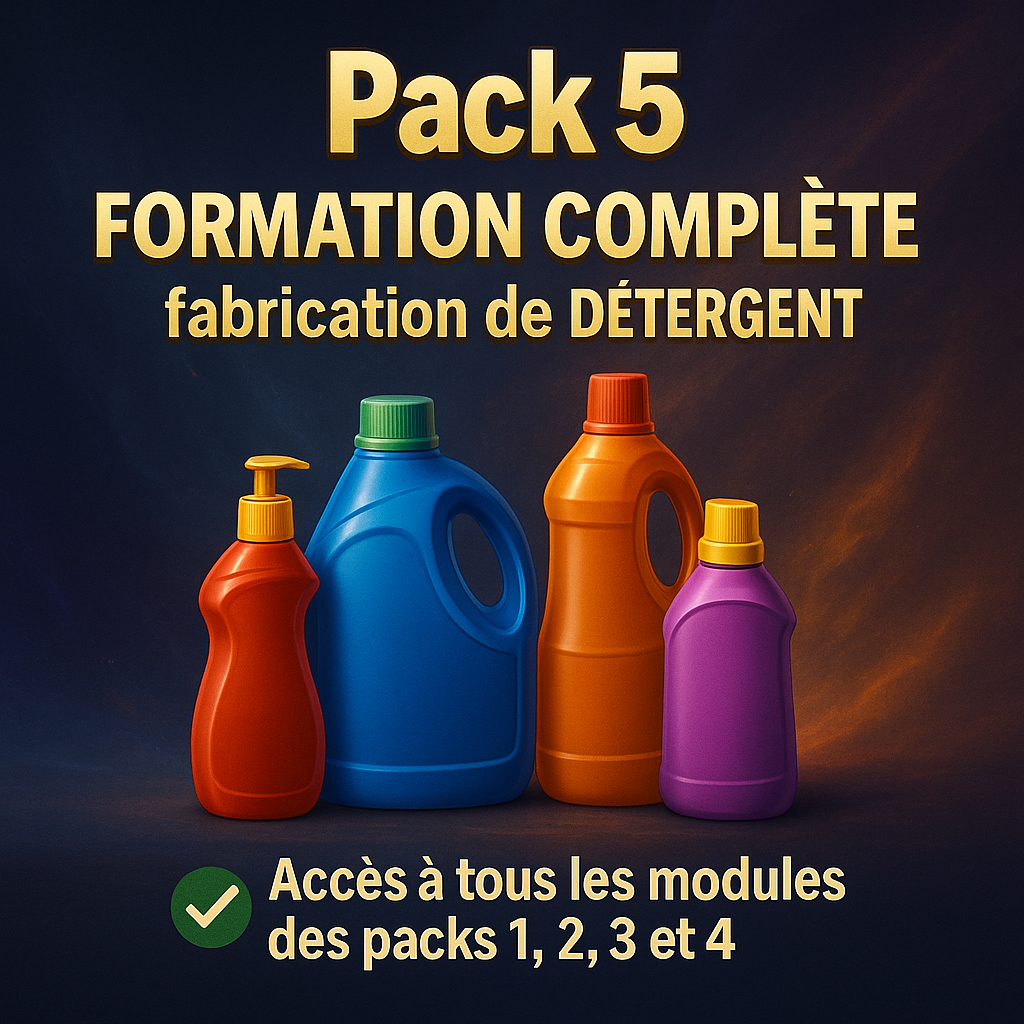 Formation Détergent