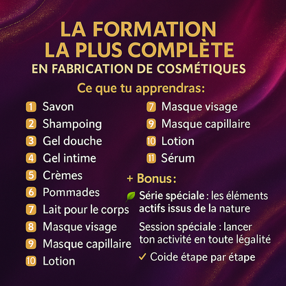 Formation Cosmétique Bio