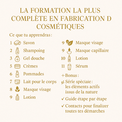Formation Cosmétique Bio