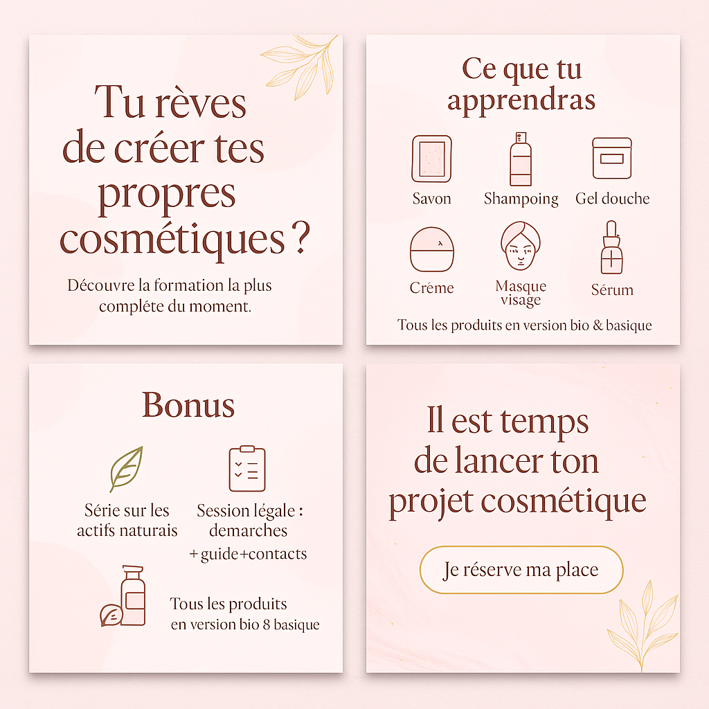 Formation Cosmétique Bio
