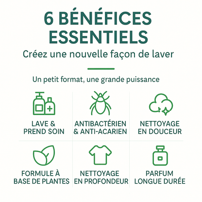 LetSheetWash™ - Feuilles de Lessive Concentrées