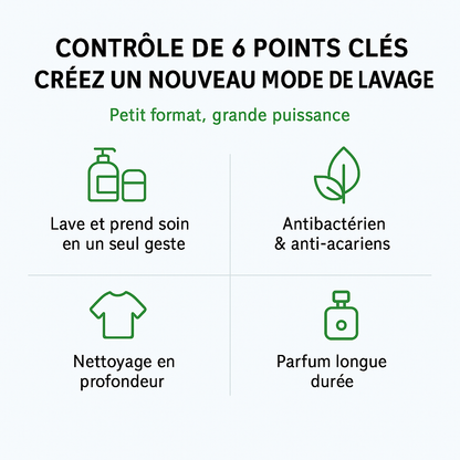 LetSheetWash™ - Feuilles de Lessive Concentrées